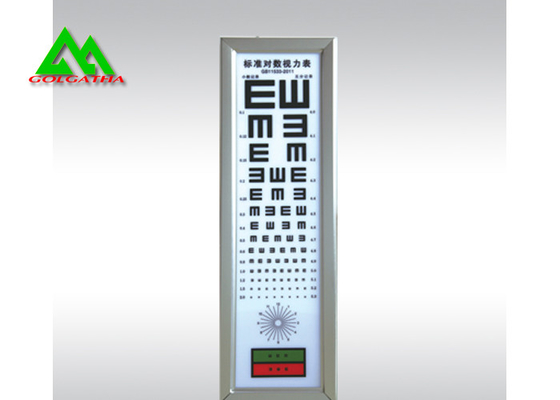 Chine Caisson lumineux ophtalmique de diagramme d'oeil d'équipement d'hôpital pour pour l'essai d'Enghtsight fournisseur
