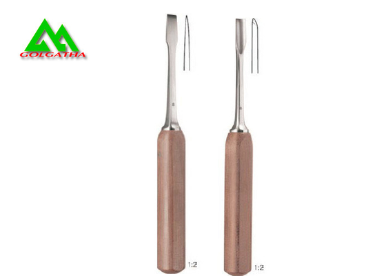 Chine Instruments chirurgicaux orthopédiques non toxiques actionnant le couteau avec la poignée en bois fournisseur
