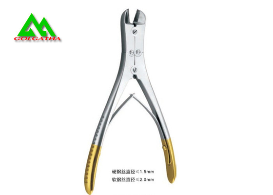 Chine Instruments chirurgicaux orthopédiques de forceps de coupe d'os/fil dans l'hôpital et la clinique fournisseur