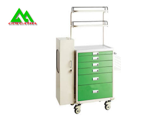 Chine Chariot en acier mobile d'anesthésie d'équipement de salle d'hôpital avec le tiroir 6 fournisseur