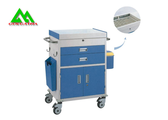 Chine Chariot médical mobile de secours d'hôpital, équipement de pièce de salle avec le tiroir fournisseur