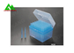 La boîte en plastique d'astuce de pipette médicale et le laboratoire assure la couleur adaptée aux besoins du client recyclable fournisseur